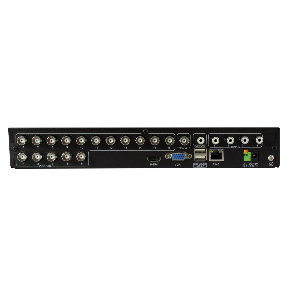 16Ch DVR, H264/G711A, VGA/BNC/HDMI output, CIF resolution, Pentaplex - Image 3